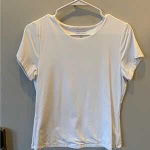 Women's White Basic Tee